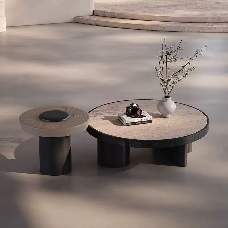 jenifer twin coffee table marble and wooden