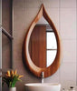 Das - Stylish Mirror with wooden frame.