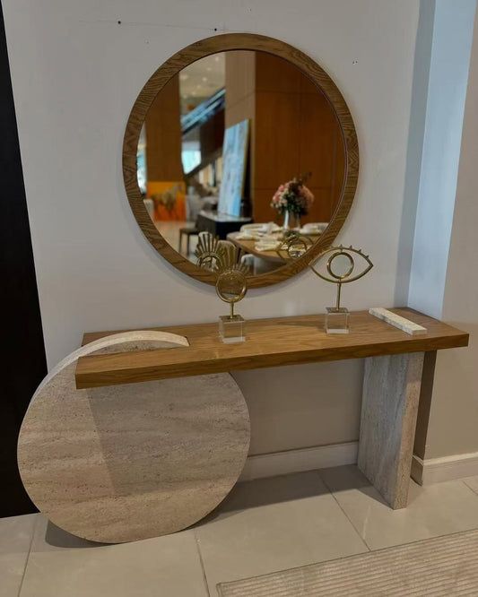 Wagner Hall Table with Marble