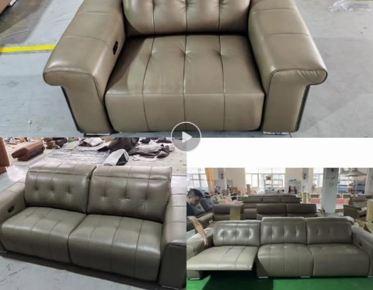Hudson 3+2+1 Seater with 5 Electric Recliners Sofa