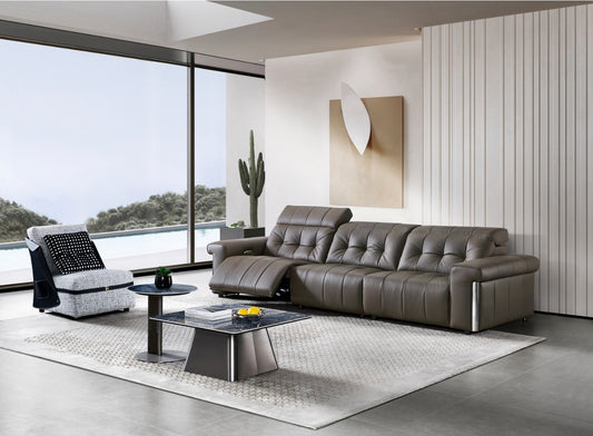 Hudson 3+2+1 Seater with 5 Electric Recliners Sofa