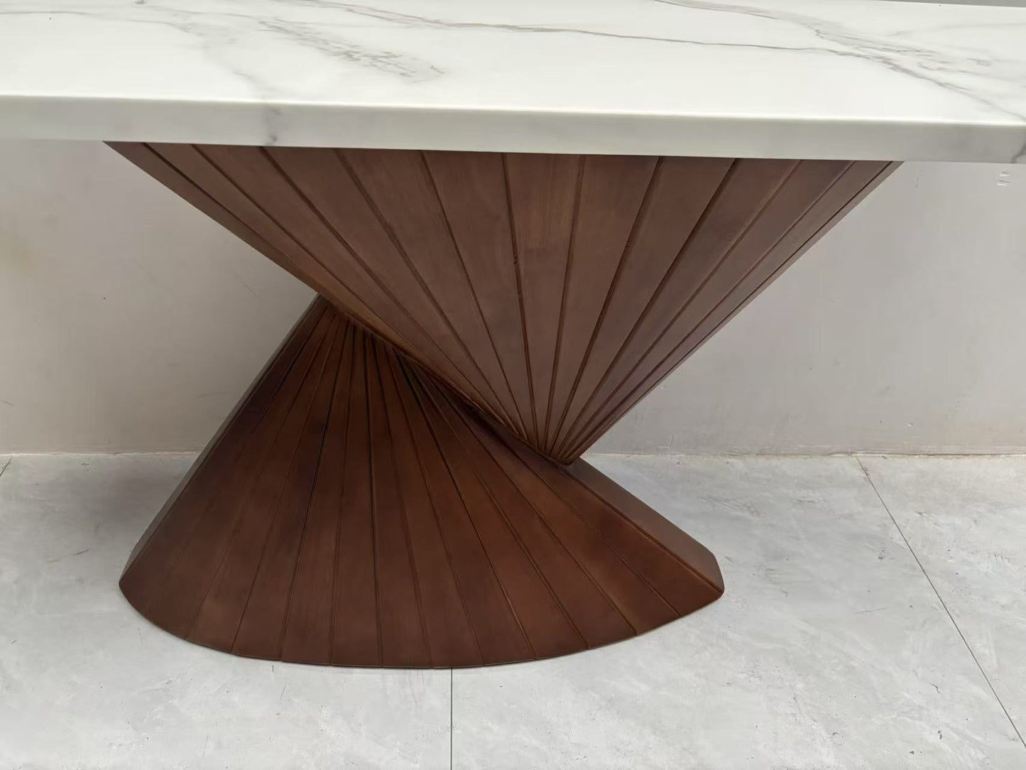 boltan console table hall table wooden and marble