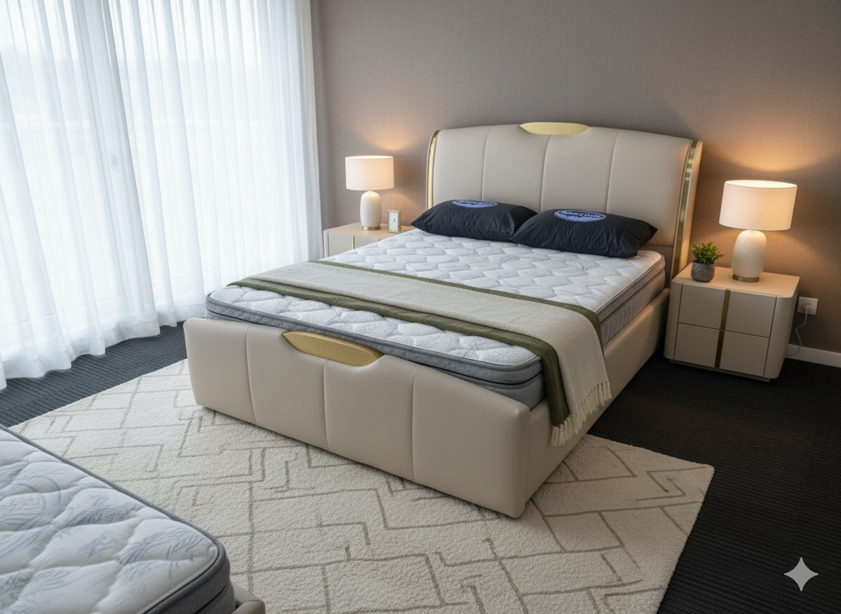 star designer bed storage