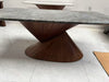 Boltan Console Table Hall Table Wooden and Marble